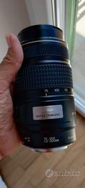 Zoom canon 75-300 f 4-5.6 is usm stabilizzato