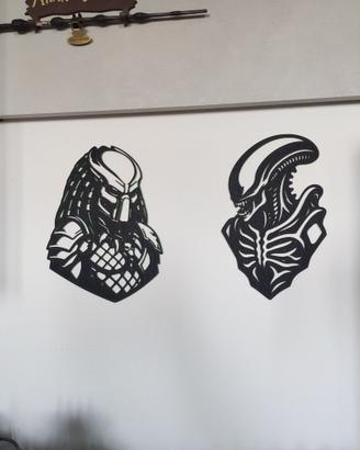 Alien & Predator da Parete – Decorazioni Uniche