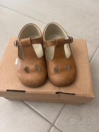 Panyno sandalo primo passo con gli occhi in pelle