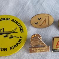 spilla  badge compagnia aerea vintage           