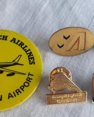 spilla  badge compagnia aerea vintage