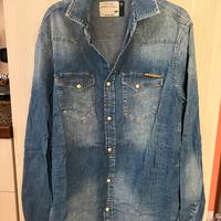 Camicia Gas Jeans slim fit denim taglia M