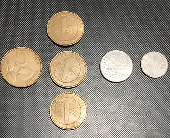 Monete FINLANDIA Markka da 5,1,50p 10p.