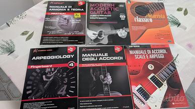 6 libri per chitarra 