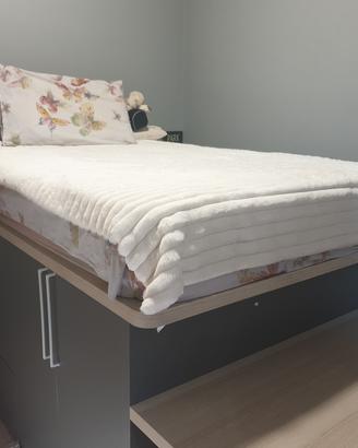 Letto cameretta con armadio