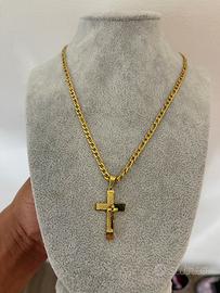 Collana placc oro 18k