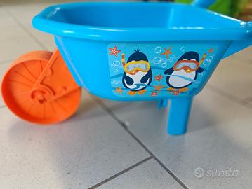 giochi per mare carriola sabbia 
