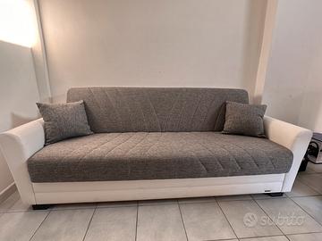 Divano letto 3 posti contenutore