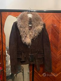 Giacca vera pelle e vera pelliccia