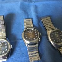 3 orologi vintage uomo a carica manuale nuovi