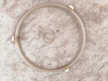 Forno a microonde piatto in vetro con supporto 