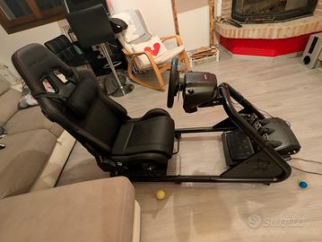 Logitech g 29 con postazione guida  playseat 