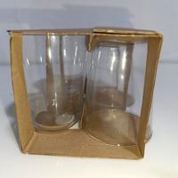 Set bicchieri piccoli e grandi vetro