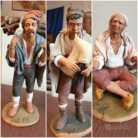 personaggi presepe in terracotta Velardita
