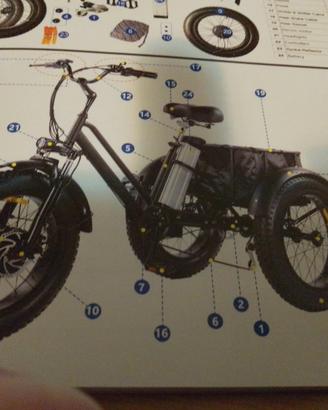 triciclo elettrico per anziani da uomo