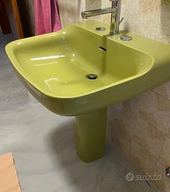 Lavandino, wc e bidet Ideal Standard verde salvia