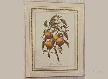 Quadretto/Tavolozza con stampa decorativa frutta