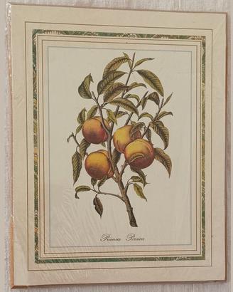 Quadretto/Tavolozza con stampa decorativa frutta