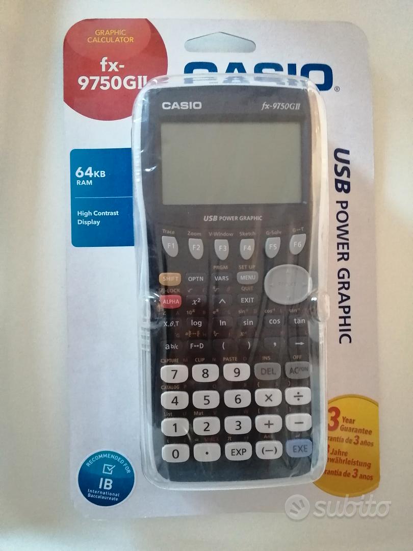 calcolatrice grafica Casio fx 9750 GII. Nuova - Informatica In vendita a  Macerata