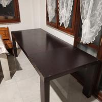 Tavolo in Legno Massello 10 Persone 90x160x220cm