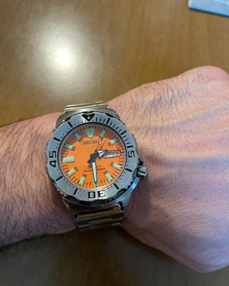 Orologio Seiko Monster orange