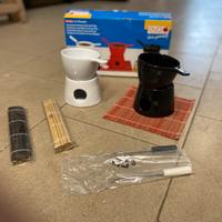 Set mini fonduta per cioccolato EVA COLLECTION