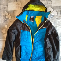 Tuta da sci completo con giaccavento e pantaloni