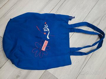 Borsa Monella Vagabonda blu con paillettes
