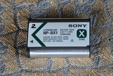 2 batterie Sony NP-BX1