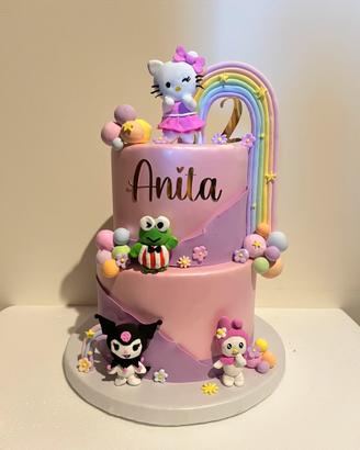 Torta scenografica Hello kitty