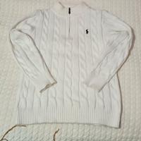 Miglione bianco RL con cerniera 