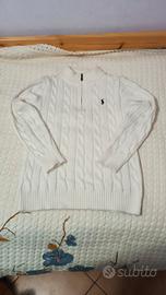 Miglione bianco RL con cerniera 