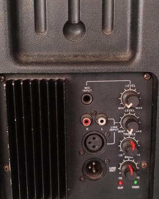 Coppia casse skytec w400 + cassa monitor Fbt km80a