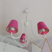 Lampadario  stanzetta fucsia 