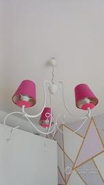 Lampadario  stanzetta fucsia 