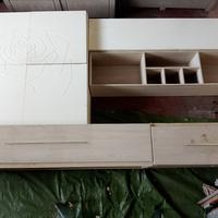 mobile componibile ,sospeso da saloto