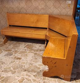 Panca angolare da tavernetta o cucina