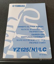 MANUALE USO E MANUTENZIONE YAMAHA YZ125 YZ 125 (N)