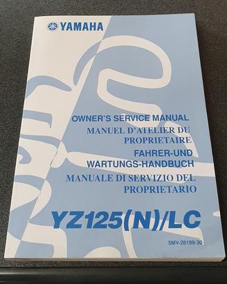 MANUALE USO E MANUTENZIONE YAMAHA YZ125 YZ 125 (N)