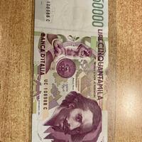Banconota da lire 50000 Bernini