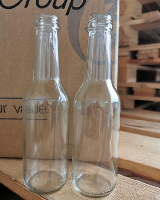 bottigliette vetro 250ml tappo vite 28
