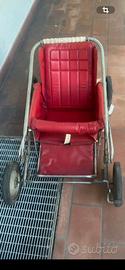 2 passeggini anni 1960 rossi