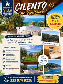Villa vista mare con giardino