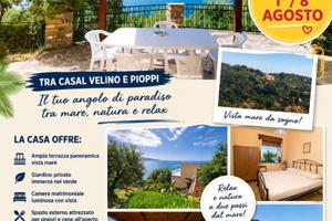 Villa vista mare con giardino