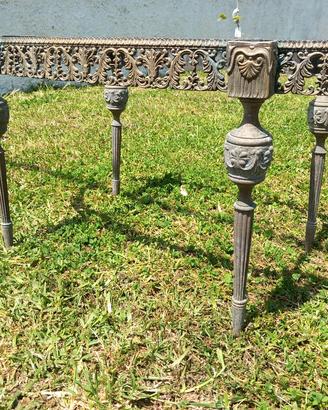 Struttura tavolino vintage in bronzo/ottone