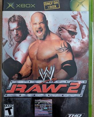 WWE RAW 2 videogame xbox NTSC