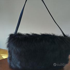Borsa baguette in vera pelliccia di Ruffo Pelle