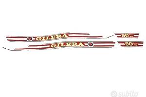 kit adesivi gilera trial 5 v bordeaux kit 4 pz