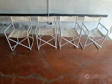 Set n.4 sedie esterno con tavolo richiudibile