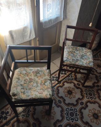 Antiquariato poltroncine angolari